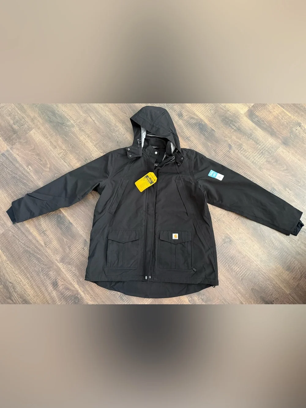 Carhartt Women’s Black Storm Defender Heavyweight Jacket NWT - Picture 1 of 7